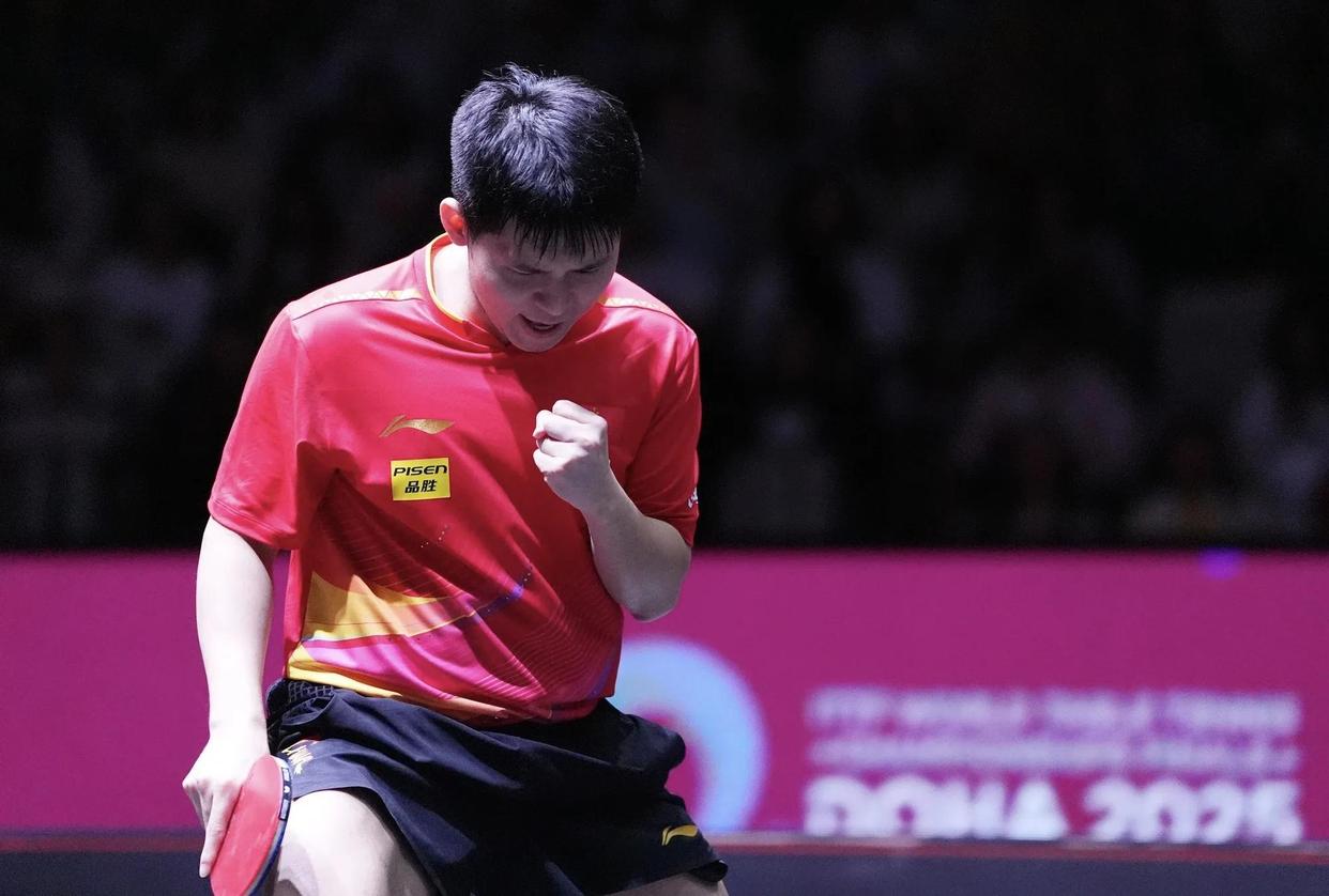 中国队鏖战奥地利队，梁靖崑刷新纪录